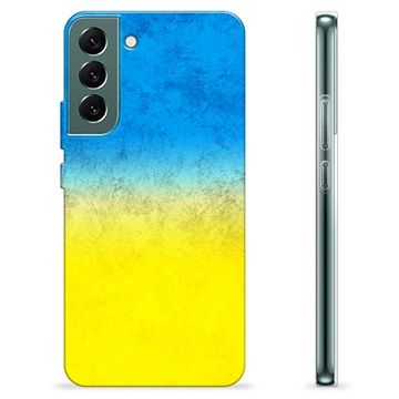 Etui TPU Flaga Ukrainy - Samsung Galaxy S22+ 5G - Dwubarwne