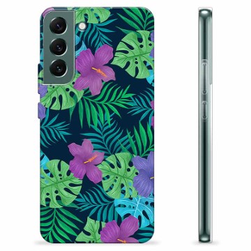 Etui TPU - Samsung Galaxy S22+ 5G - Tropikalne Kwiaty