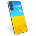 Etui TPU Ukraina - Samsung Galaxy S22+ 5G - Pole pszenicy