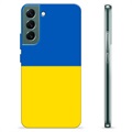 Etui TPU Flaga Ukrainy - Samsung Galaxy S22+ 5G - Żółć i błękit