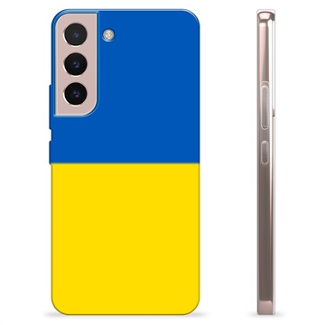 Etui TPU Flaga Ukrainy - Samsung Galaxy S22 5G - Żółć i błękit