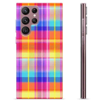 Etui TPU - Samsung Galaxy S22 Ultra 5G - Flanelowa Koszula