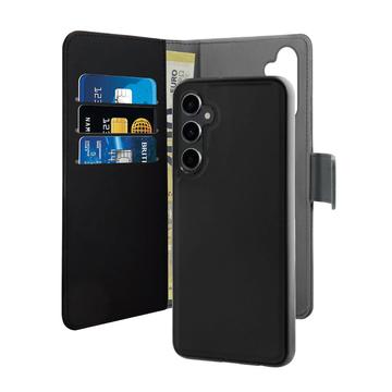 Magnetyczne Etui z Portfelem 2-w-1 Puro do Samsung Galaxy S23 FE - Czarne