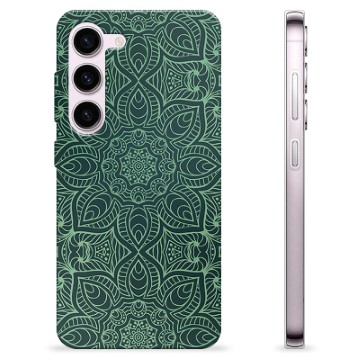 Etui TPU - Samsung Galaxy S23 5G - Zielona Mandala