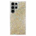 Samsung Galaxy S23 Ultra Etui z TPU Glitter Flakes