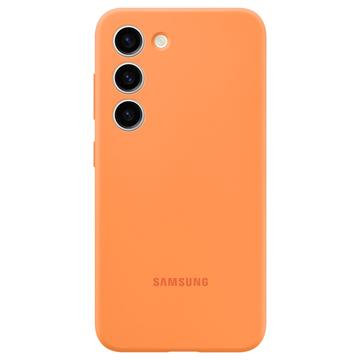 Samsung Galaxy S23+ 5G Silikonowe Etui EF-PS916TOEGWW - Pomarańczowy