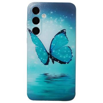 Samsung Galaxy S24 FE Stylish Ultracienkie Etui z TPU - Niebieski Motyl