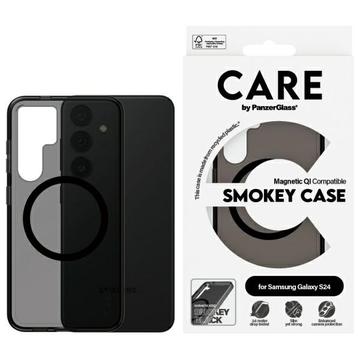 Samsung Galaxy S24 PanzerGlass Care Smokey Urban Combat Etui - kompatybilny z MagSafe - czarny