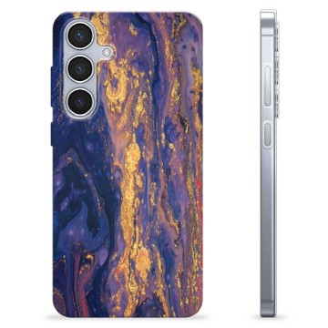 Etui TPU - Samsung Galaxy S24+ - Złote Zmierzchy