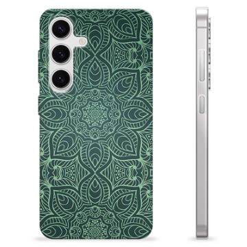 Etui TPU - Samsung Galaxy S24 - Zielona Mandala