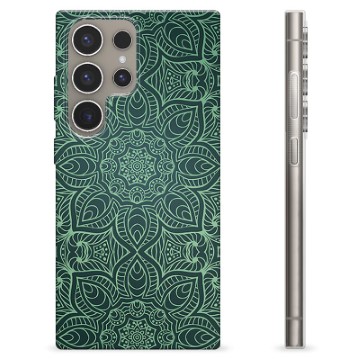 Etui TPU - Samsung Galaxy S24 Ultra - Zielona Mandala