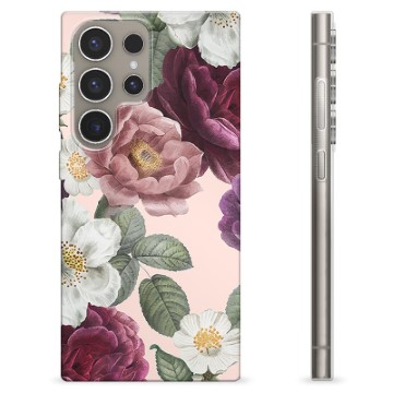 Etui TPU - Samsung Galaxy S24 Ultra - Romantyczne Kwiaty