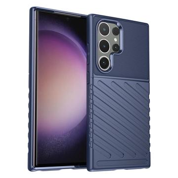 Samsung Galaxy S24 Ultra Etui z TPU Thunder Serii - Błękit