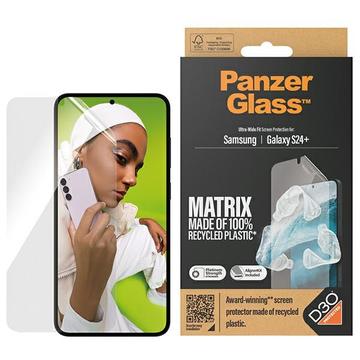 Ochraniacz ekranu Samsung Galaxy S24+ PanzerGlass Matrix D3O UWF z zestawem AlignerKit - Przezroczysty