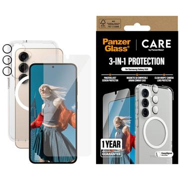 Samsung Galaxy S25 PanzerGlass Care Flagship zestaw 3 w 1 - przezroczysty