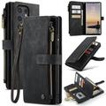 Samsung Galaxy S25 Ultra Wielofunkcyjne Etui-Portfel Caseme C30 - Czarne