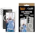 Samsung Galaxy S25 Ultra PanzerGlass Care Flagship zestaw 3 w 1 - przezroczysty