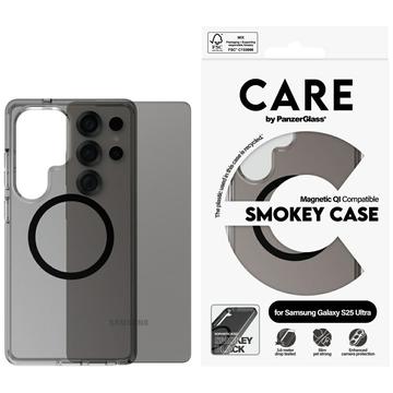 Samsung Galaxy S25 Ultra PanzerGlass Care Smokey Urban Combat Etui - kompatybilny z MagSafe - Przezroczysty czarny