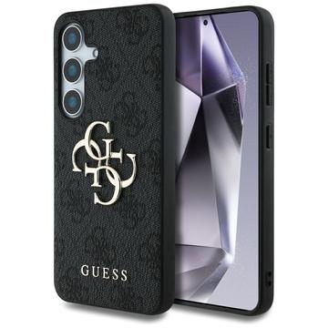 Samsung Galaxy S25+ Hybrydowe Etui Guess 4G Big Metal Logo - Czarne