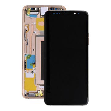 Samsung Galaxy S9 Panel Przedni i Wyświetlacz LCD GH97-21696E - Złoto