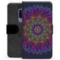 Etui Portfel Premium - Samsung Galaxy S9+ - Kolorowa Mandala