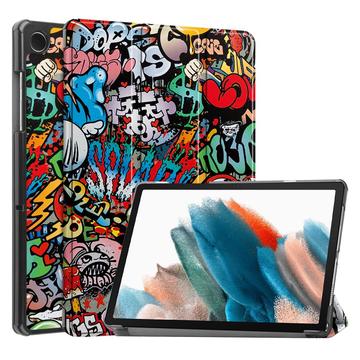 Samsung Galaxy Tab A9 Inteligentne Etui Folio z Serii Tri-Fold - Graffiti