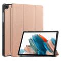 Samsung Galaxy Tab A9 Inteligentne Etui Folio z Serii Tri-Fold - Różowe Złoto