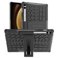 Samsung Galaxy Tab S9 FE+ Anti-Slip Hybrid Case with Kickstand (Open Box - Bulk) - Black