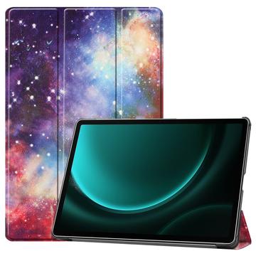 Samsung Galaxy Tab S9 FE+ Inteligentne Etui Folio z Serii Tri-Fold - Galaktyka