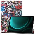 Samsung Galaxy Tab S9 FE+ Inteligentne Etui Folio z Serii Tri-Fold - Graffiti