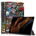 Samsung Galaxy Tab S9 Ultra Inteligentne Etui Folio z Serii Tri-Fold - Graffiti