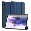 Samsung Galaxy Tab S9+ Zamykane Etui Smart Tri-Fold Dux Ducis Domo - Błękit