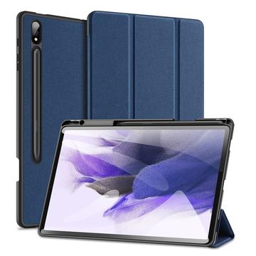 Samsung Galaxy Tab S9+ Zamykane Etui Smart Tri-Fold Dux Ducis Domo - Błękit