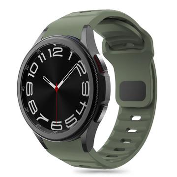 Samsung Galaxy Watch4/5/5 Pro/6/7/FE Pasek silikonowy Tech-Protect IconBand Line - Ciemna Zieleń