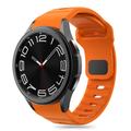 Samsung Galaxy Watch4/5/5 Pro/6/7/FE Pasek silikonowy Tech-Protect IconBand Line - pomarańczowy