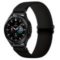 Samsung Galaxy Watch4/Watch4 Classic/Watch3/Active2/Active/Gear Sport/Gear S2 Classic Nylonowy pleciony pasek - 20mm - Czarny