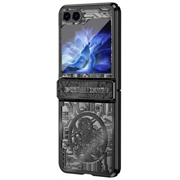 Samsung Galaxy Z Flip6 Mechanical Legend Galwanizowane plastikowe etui