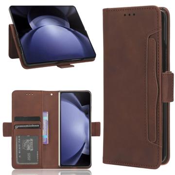 Samsung Galaxy Z Fold6 Etui-Portfel Seria Cardholder - Brąz