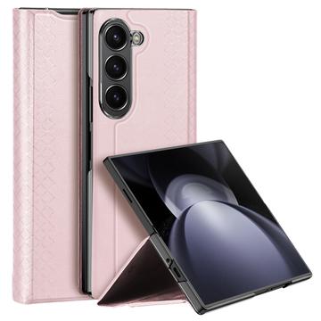 Samsung Galaxy Z Fold6 Etui z Klapką Dux Ducis Bril - Róż