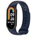 Xiaomi Smart Band 8 Miękki Silikonowy Pasek - Ciemnoniebieski