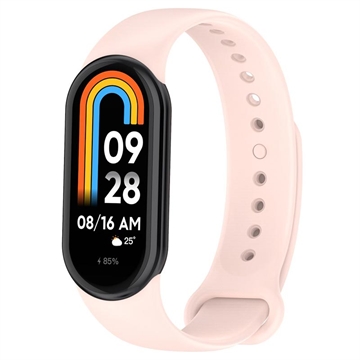 Xiaomi Smart Band 8 Miękki Silikonowy Pasek - Róż