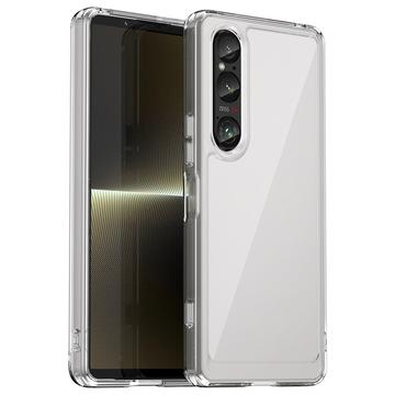 Sony Xperia 1 VI Hybrydowe Etui Odporne na Zarysowania - Przezroczyste