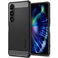 Sony Xperia 1 VI Etui Spigen Rugged Armor z TPU - Czerń