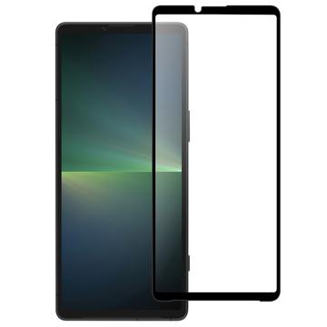 Osłona na Cały Wyświetlacz z Hartowanego Szkła Sony Xperia 10 VI - Czarna Krawędź