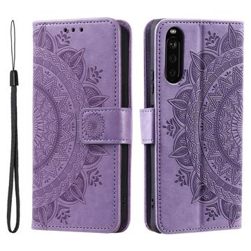 Sony Xperia 10 VI Etui z Portfelem z Serii Mandala