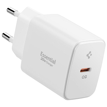 Ładowarka Spigen EE201EU Essential 20W - USB-C - biała