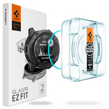 Garmin Instinct 2X Solar Szkło Hartowane Spigen Glas.tR Ez Fit