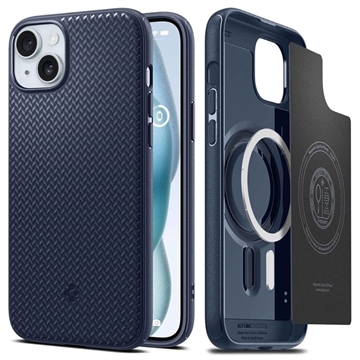 iPhone 15 Hybrydowe Etui Spigen Mag Armor - Granat