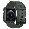 Etui z TPU Spigen Rugged Armor Pro do Apple Watch 7/SE/6/5/4 - 44mm/45mm - Zieleń