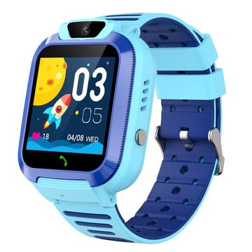 Sportowy 4G wodoodporny smartwatch dla dzieci DH11 - 1.44" - niebieski